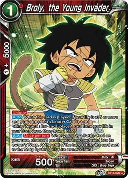 Broly, the Young Invader