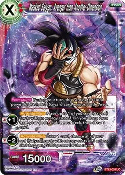 Masked Saiyan, Avenger from Another Dimension