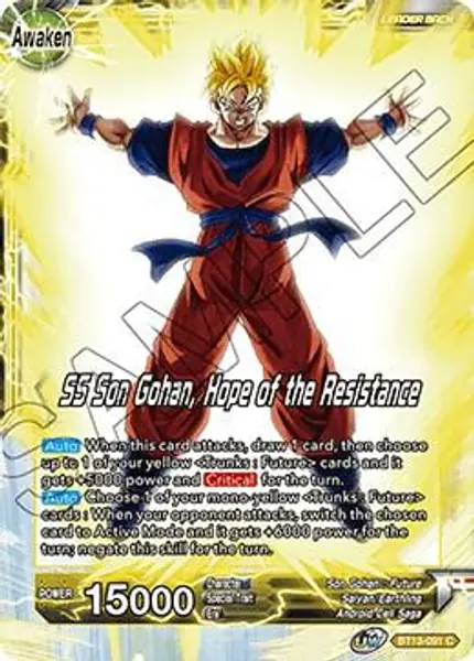 Son Gohan // SS Son Gohan, Hope of the Resistance