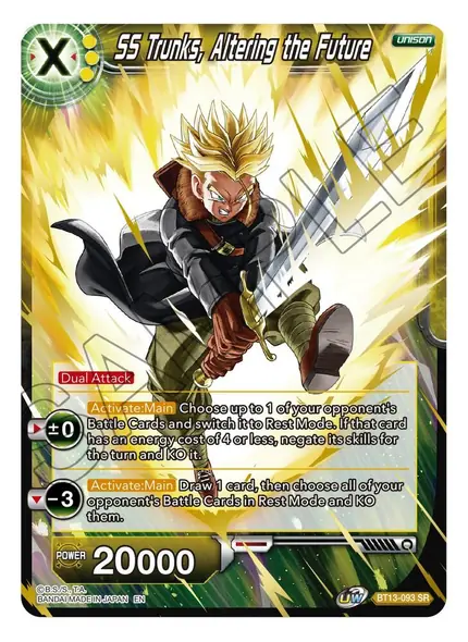 SS Trunks, Altering the Future