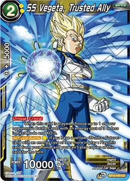 SS Vegeta, Trusted Ally