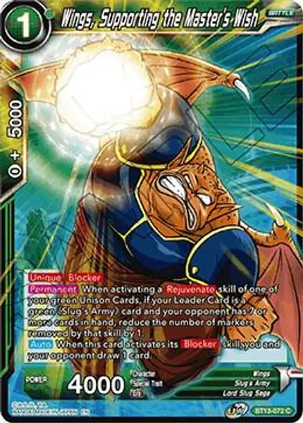 Wings, Supporting the Master's Wish