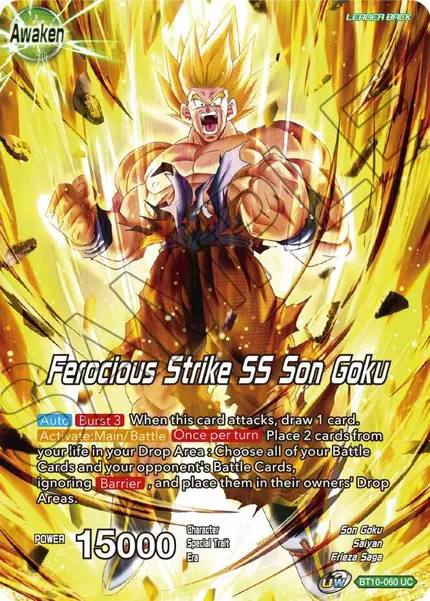 Son Goku // Ferocious Strike SS Son Goku