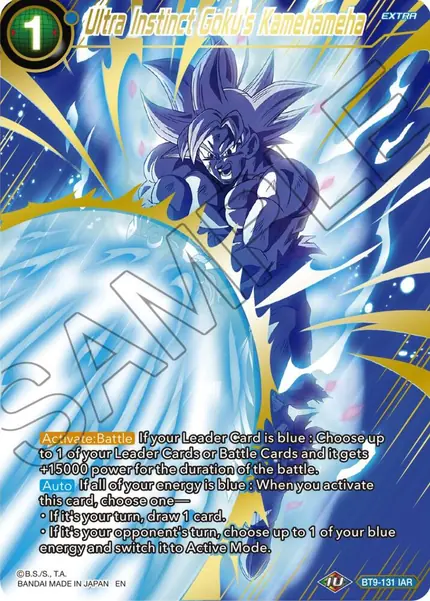 Ultra Instinct Goku's Kamehameha