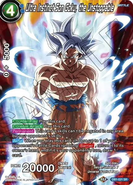 Ultra Instinct Son Goku, the Unstoppable