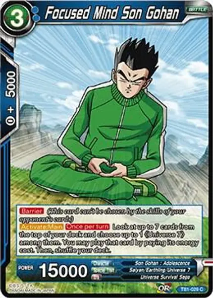 Focused Mind Son Gohan