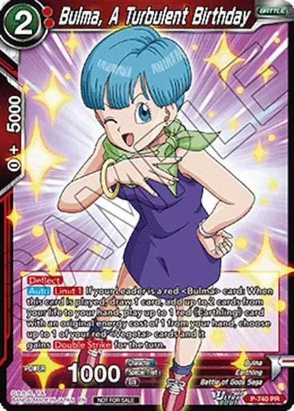 Bulma, A Turbulent Birthday (Ultra-Bout Series Tournament Pack Vol.3)