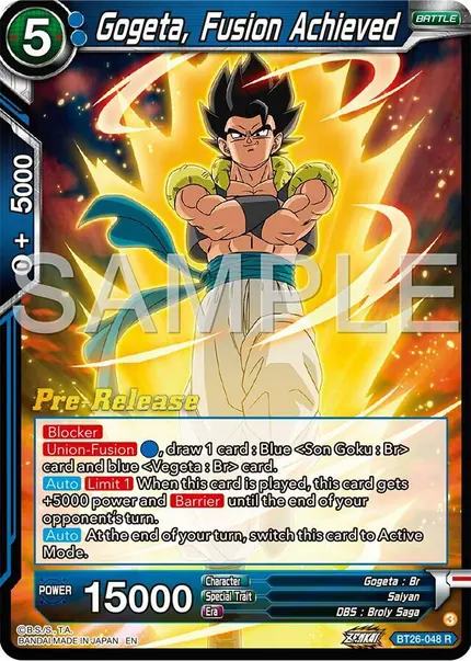 Gogeta, Fusion Achieved