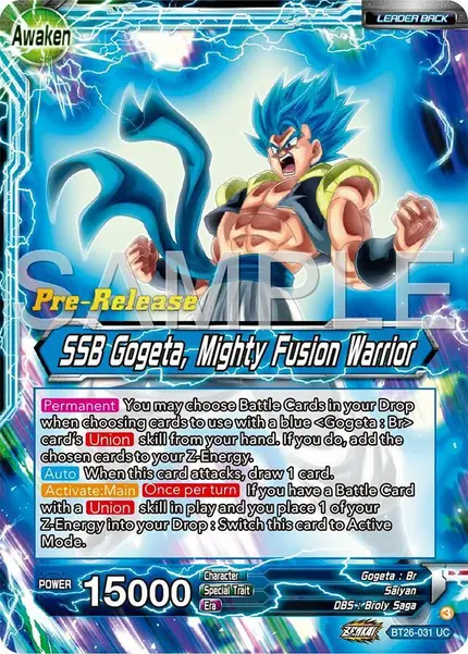 Gogeta // SSB Gogeta, Mighty Fusion Warrior