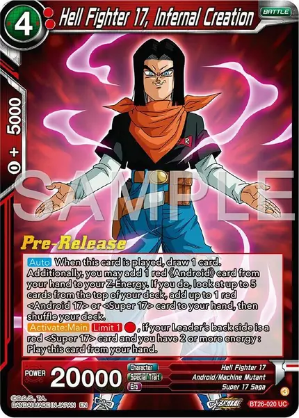 Hell Fighter 17, Infernal Creation