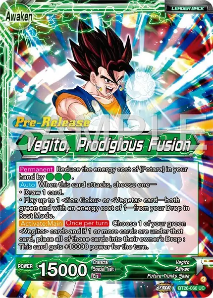 Son Goku & Vegeta // Vegito, Prodigious Fusion