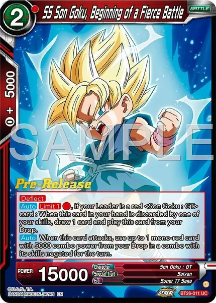 SS Son Goku, Beginning of a Fierce Battle