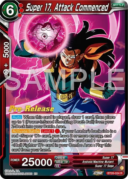 Super 17, Attack Commenced