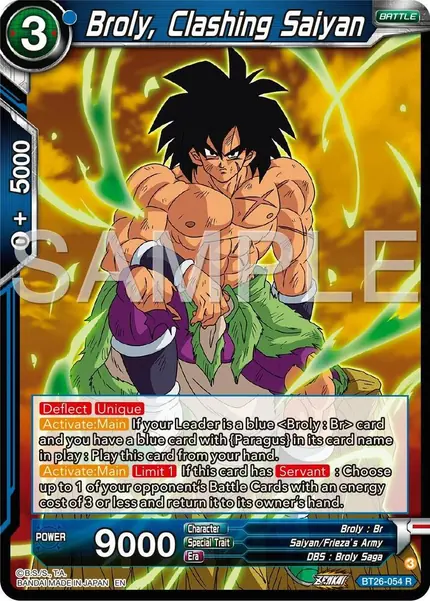 Broly, Clashing Saiyan