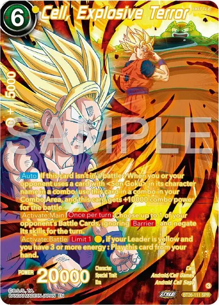 Cell, Explosive Terror (SPR)