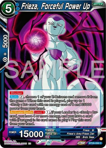 Frieza, Forceful Power Up