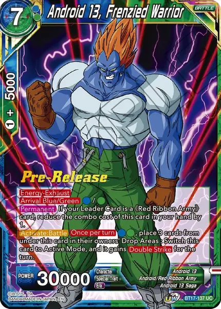 Android 13, Frenzied Warrior