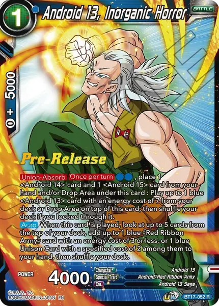 Android 13, Inorganic Horror