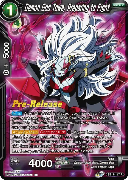 Demon God Towa, Preparing to Fight