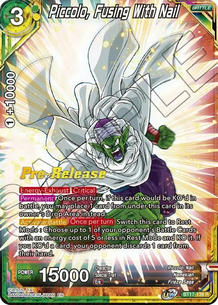 Piccolo, Fusing With Nail
