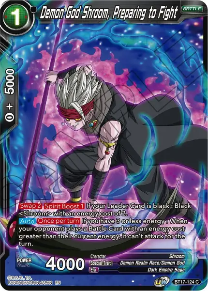 Demon God Shroom, Preparing to Fight