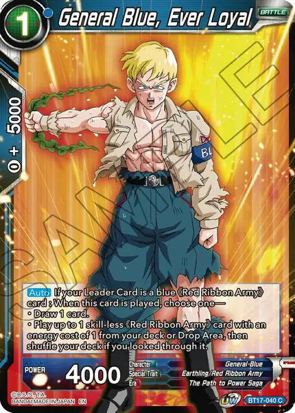 General Blue, Ever Loyal