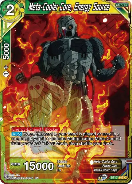 Meta-Cooler Core, Energy Source