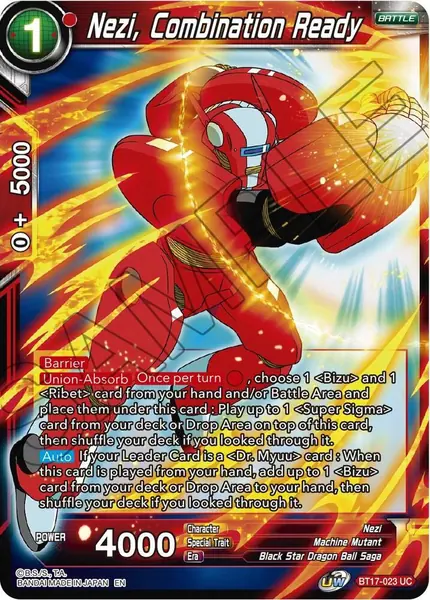 Nezi, Combination Ready