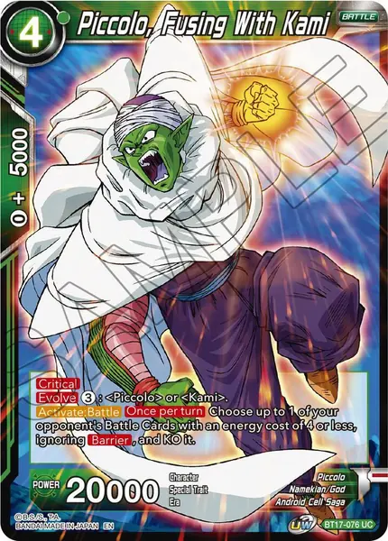 Piccolo, Fusing With Kami