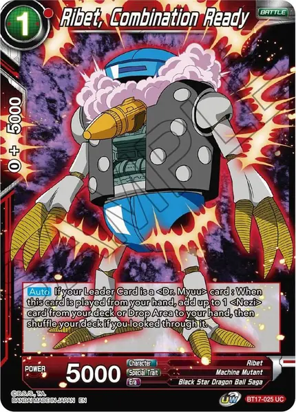 Ribet, Combination Ready