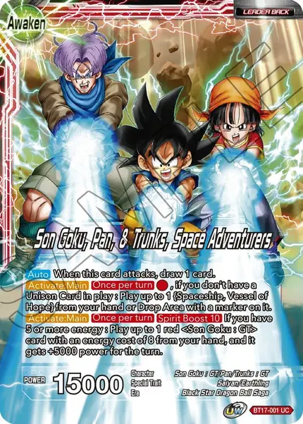Son Goku // Son Goku, Pan, and Trunks, Space Adventurers