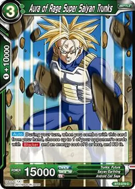Aura of Rage Super Saiyan Trunks