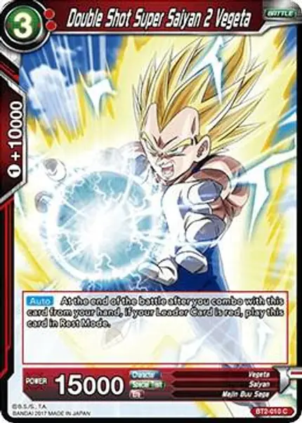 Double Shot Super Saiyan 2 Vegeta