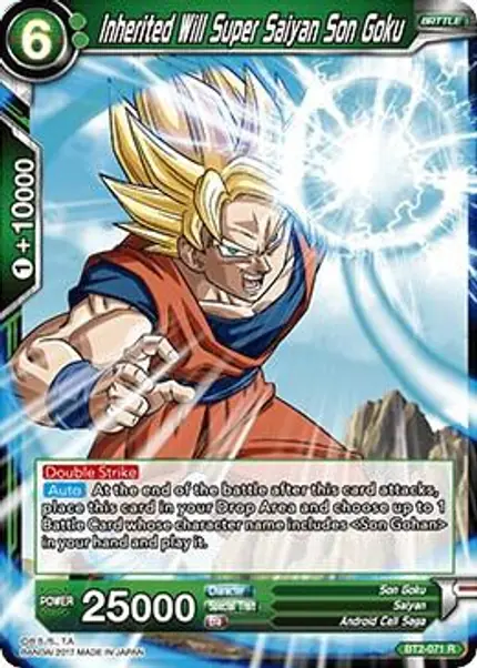 Inherited Will Super Saiyan Son Goku