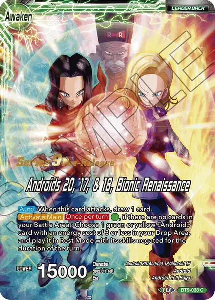 Android 20 // Androids 20, 17, & 18, Bionic Renaissance