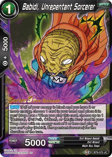 Babidi, Unrepentant Sorcerer