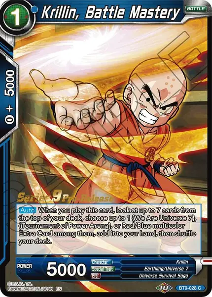 Krillin, Battle Mastery