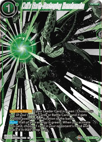 Cell's Earth-Destroying Kamehameha