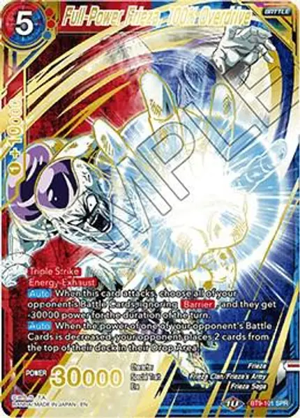 Full-Power Frieza, 100% Overdrive (SPR)