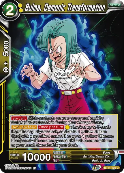 Bulma, Demonic Transformation