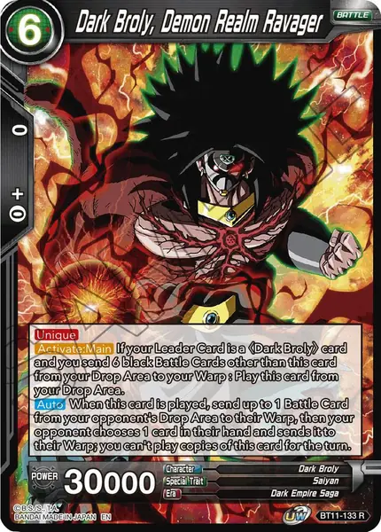 Dark Broly, Demon Realm Ravager