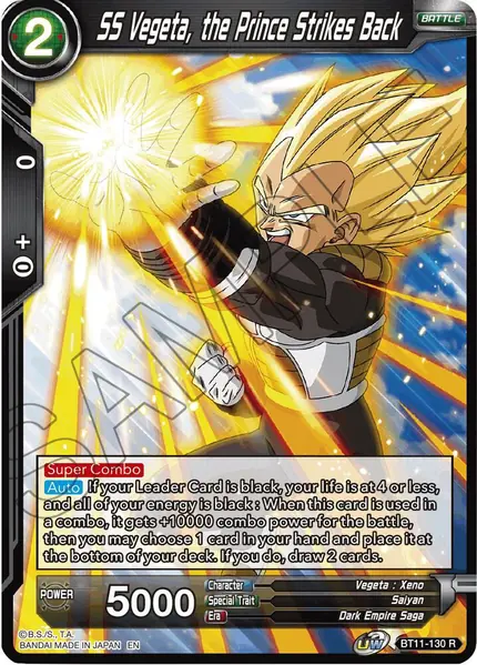 SS Vegeta, the Prince Strikes Back