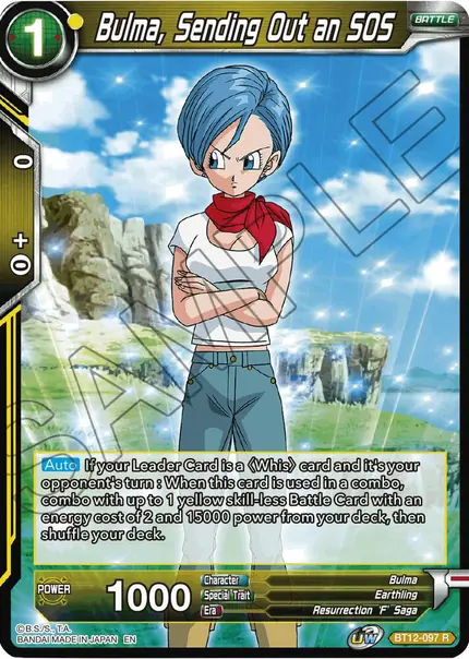 Bulma, Sending Out an SOS
