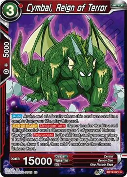 Cymbal, Reign of Terror