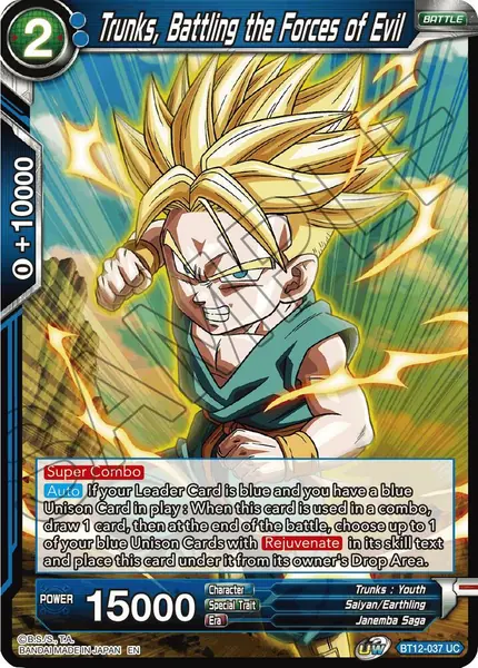 Trunks, Battling the Forces of Evil