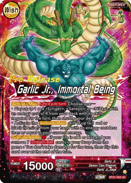 Garlic Jr. // Garlic Jr., Immortal Being