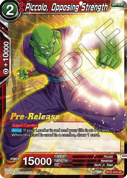 Piccolo, Opposing Strength
