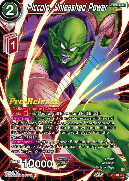 Piccolo, Unleashed Power