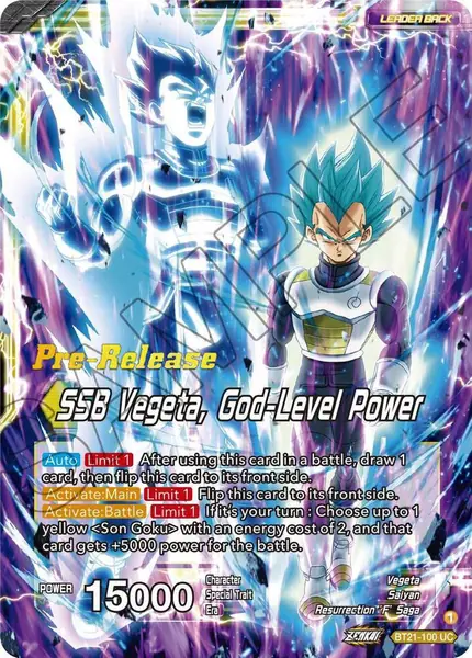 SSB Son Goku // SSB Vegeta, God-Level Power