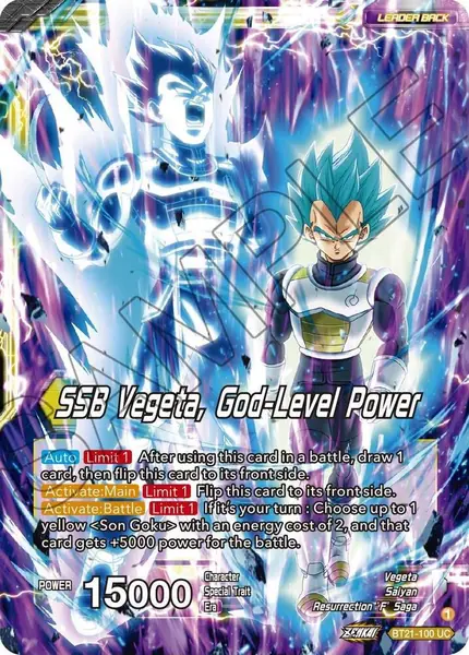 SSB Son Goku // SSB Vegeta, God-Level Power